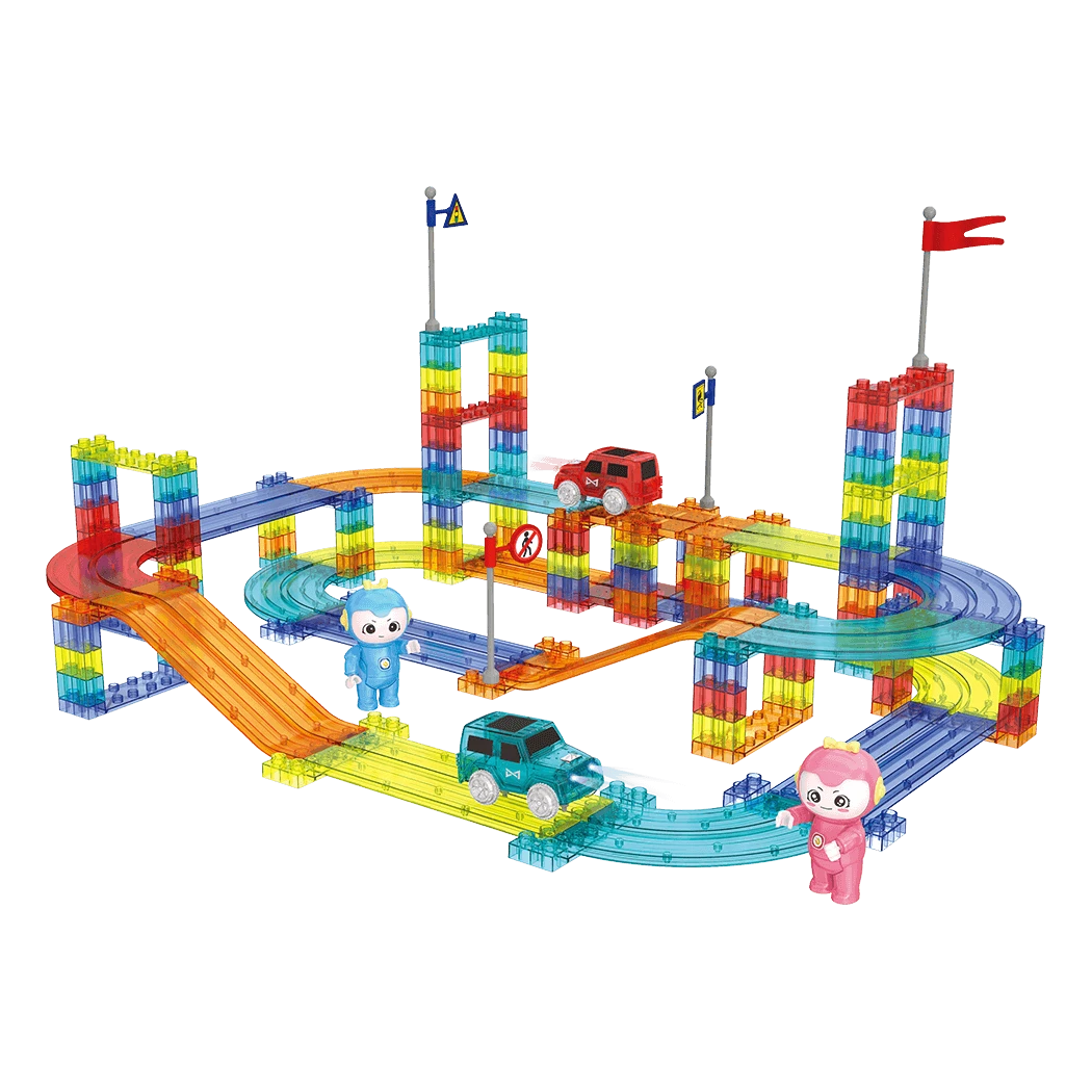 Kids Magnetic Tiles Blocks Railcar Building Educational Toys Children Gift Play 3 Kids Magnetic Tiles Blocks Railcar Building Educational Toys Children Gift Play
