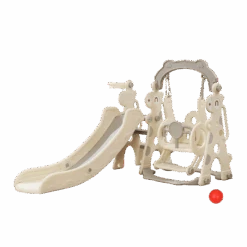 Kid Slide Swing Set Basketball Hoop Indoor Outdoor Playground Activity Centre