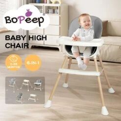 Baby High Chair 6-In-1 Removable Seat And Trays Adjustable Height Eating -Baby Products Shop HP 93256026 afff 49aa 80ab f005ebe323fc
