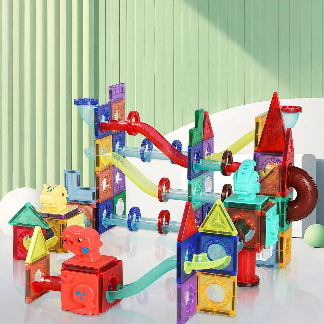 Kids Magnetic Tiles Blocks Dinosaur Building Educational Toys Children Gift Play 11 Kids Magnetic Tiles Blocks Dinosaur Building Educational Toys Children Gift Play - Image 9
