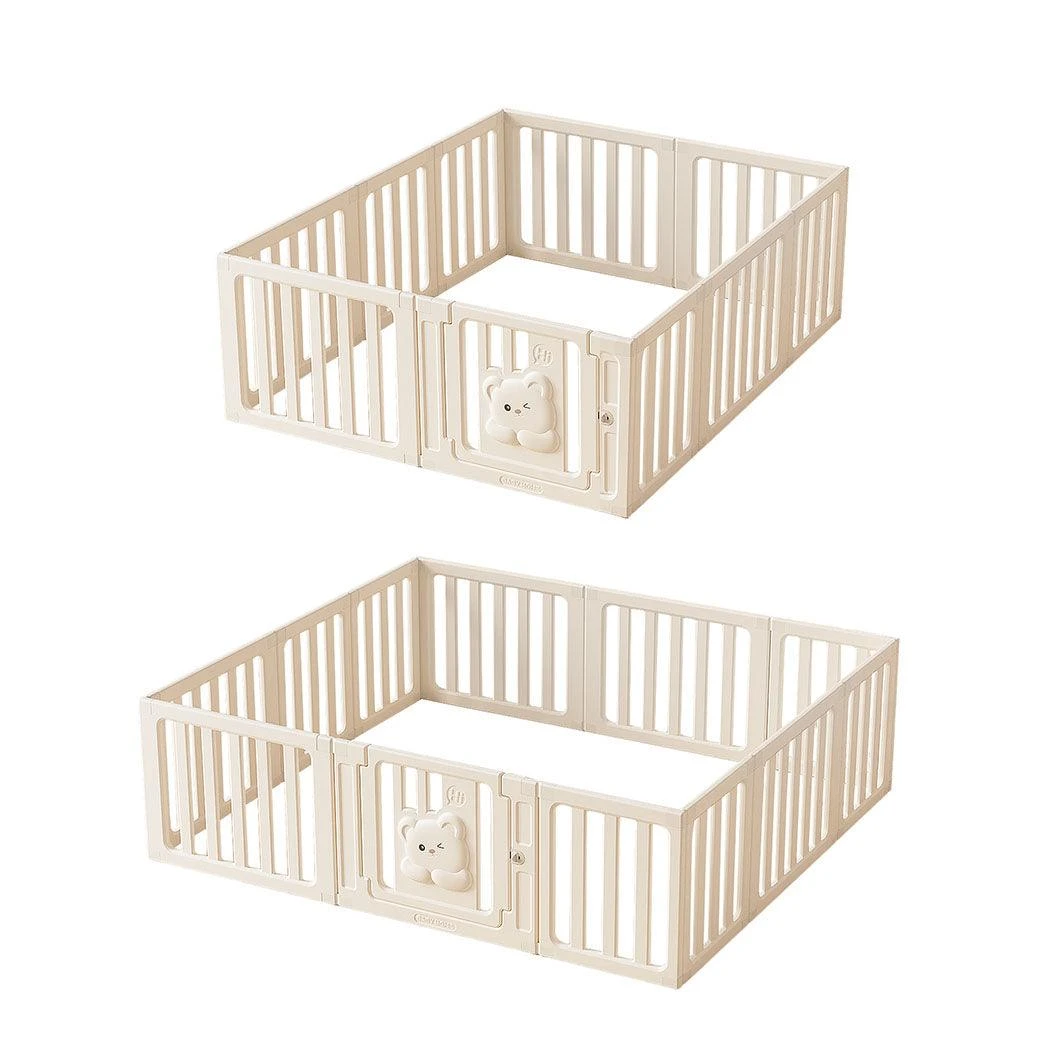 Kids Playpen Baby Safety Gate With Lock Toddler Play Game Toy 4 Kids Playpen Baby Safety Gate With Lock Toddler Play Game Toy - Image 2