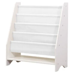 Kids Bookshelf Bookcase Magazine Rack Wooden Organiser Shelf Children