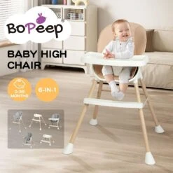 Baby High Chair 6-In-1 Removable Seat And Trays Adjustable Height Eating -Baby Products Shop WP00 1 c786ded5 d4e3 418a b643 6c236de7d4c0