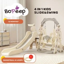 Kid Slide Swing Set Basketball Hoop Indoor Outdoor Playground Activity Centre -Baby Products Shop WP00 4d0c0132 9ca4 4cff 8564 bec00161c440