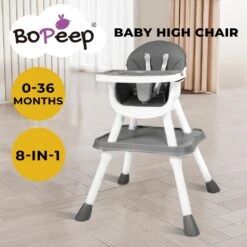 Baby High Chair 8-In-1 Removable Seat And Trays Eat Play Learn Table -Baby Products Shop WP00 e684752e 9e25 430a 91dd ca158e11330f