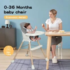 Baby High Chair 6-In-1 Removable Seat And Trays Adjustable Height Eating -Baby Products Shop WP01 1dca8d7b 641c 434c af3c fca7365f30fe