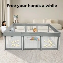 Kids Playpen Pop-up Foldable Baby Safety Mesh Fence Toddler Play Center 24 Kids Playpen Pop-up Foldable Baby Safety Mesh Fence Toddler Play Center -Baby Products Shop WP02 2b1d2fe3 ea5b 42e6 8dd0 6e900b0211f3