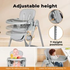 Baby High Chair Folding Double Trays Adjustable Height Wheel Eating 26 Baby High Chair Folding Double Trays Adjustable Height Wheel Eating -Baby Products Shop WP02 8a0ba3de 6c54 44ce aad1 5ec44840cfc0