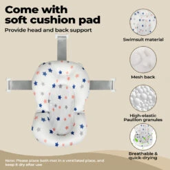 Foldable Baby Bathtub – With Thermometer & Cushion -Baby Products Shop WP02 dee8065d bc5a 494c 8c93 7240173c2f13