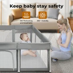 Kids Playpen Pop-up Foldable Baby Safety Mesh Fence Toddler Play Center 25 Kids Playpen Pop-up Foldable Baby Safety Mesh Fence Toddler Play Center -Baby Products Shop WP03 0cd2a588 6f12 4502 b6de 2cc0e5170cdc
