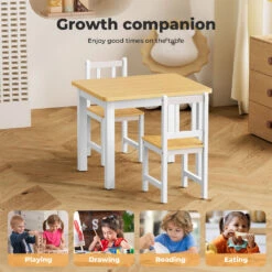 Kids Table And Chairs Set Wooden Study Play Desk Children Activity 3PCS -Baby Products Shop WP03 12a959e8 9b4e 4899 8d7a 2c4cb5be9110