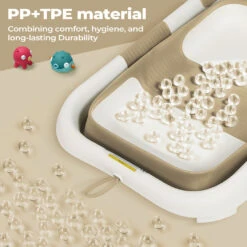 Foldable Baby Bathtub – With Thermometer & Cushion -Baby Products Shop WP03 8aa15665 91d5 4ef9 9293 5385aea806fc