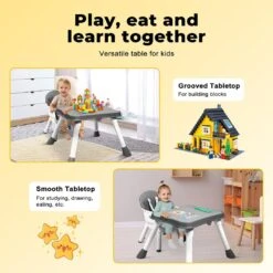 Baby High Chair 8-In-1 Removable Seat And Trays Eat Play Learn Table -Baby Products Shop WP04 51ef3b6d 3407 44af a700 5d83eec57cb8