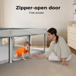 Kids Playpen Pop-up Foldable Baby Safety Mesh Fence Toddler Play Center 30 Kids Playpen Pop-up Foldable Baby Safety Mesh Fence Toddler Play Center -Baby Products Shop WP04 baf7b81b cd9d 4d77 b31d a0e5efd1d0c3