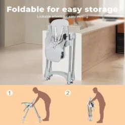 Baby High Chair Folding Double Trays Adjustable Height Wheel Eating 37 Baby High Chair Folding Double Trays Adjustable Height Wheel Eating -Baby Products Shop WP05 263ab05f 44fb 4d0d b3bf c5e6e9afc66b