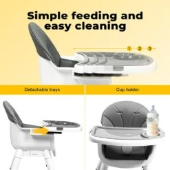 Baby High Chair 8-In-1 Removable Seat And Trays Eat Play Learn Table -Baby Products Shop WP05 bd00834b 9797 4249 8295 96a42bff89d5