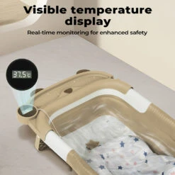 Foldable Baby Bathtub – With Thermometer & Cushion -Baby Products Shop WP07 057be489 7154 4698 880d efe5917ac4b2