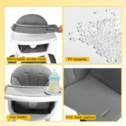 Baby High Chair 8-In-1 Removable Seat And Trays Eat Play Learn Table -Baby Products Shop WP07 803e8c67 a65e 473c 9270 74561ae3f1ef