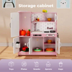 Kids Kitchen Set Wooden Pretend Play Cooking Toys Playset Oven Children 15 Kids Kitchen Set Wooden Pretend Play Cooking Toys Playset Oven Children -Baby Products Shop WP07 e8495963 67fc 4f53 8430 7341b0e42ac2