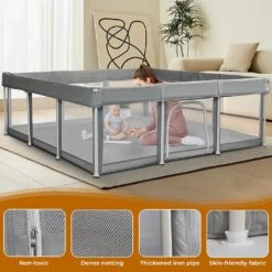 Kids Playpen Pop-up Foldable Baby Safety Mesh Fence Toddler Play Center 28 Kids Playpen Pop-up Foldable Baby Safety Mesh Fence Toddler Play Center -Baby Products Shop WP08 443c24dd 57e1 4776 8113 eef14a81c27a