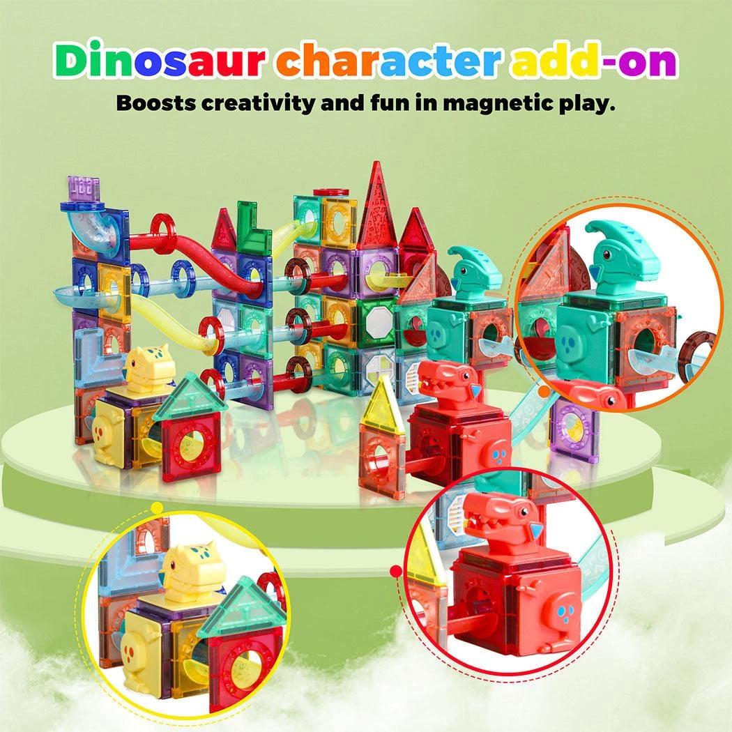 Kids Magnetic Tiles Blocks Dinosaur Building Educational Toys Children Gift Play 21 Kids Magnetic Tiles Blocks Dinosaur Building Educational Toys Children Gift Play - Image 19