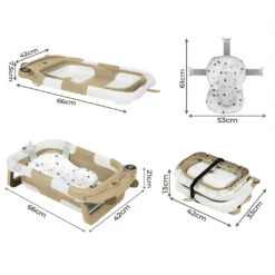 Foldable Baby Bathtub – With Thermometer & Cushion -Baby Products Shop WP09 da1f6e14 0f84 4e18 886d eb039a2da702