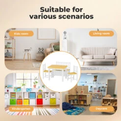 4Pcs Wooden Kids Table And Chairs Set Study Play Desk Children Activity 21 4Pcs Wooden Kids Table And Chairs Set Study Play Desk Children Activity -Baby Products Shop WP10 c6baa888 0301 4e6e bf5a 36083c254ab4
