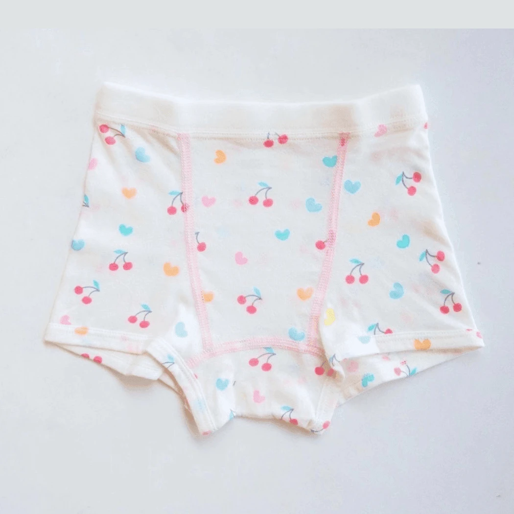 Angel Dept Organic Cotton Kids Underwear Japanese Cherry (Girl) 4 Angel Dept Organic Cotton Kids Underwear Japanese Cherry (Girl) - Image 2