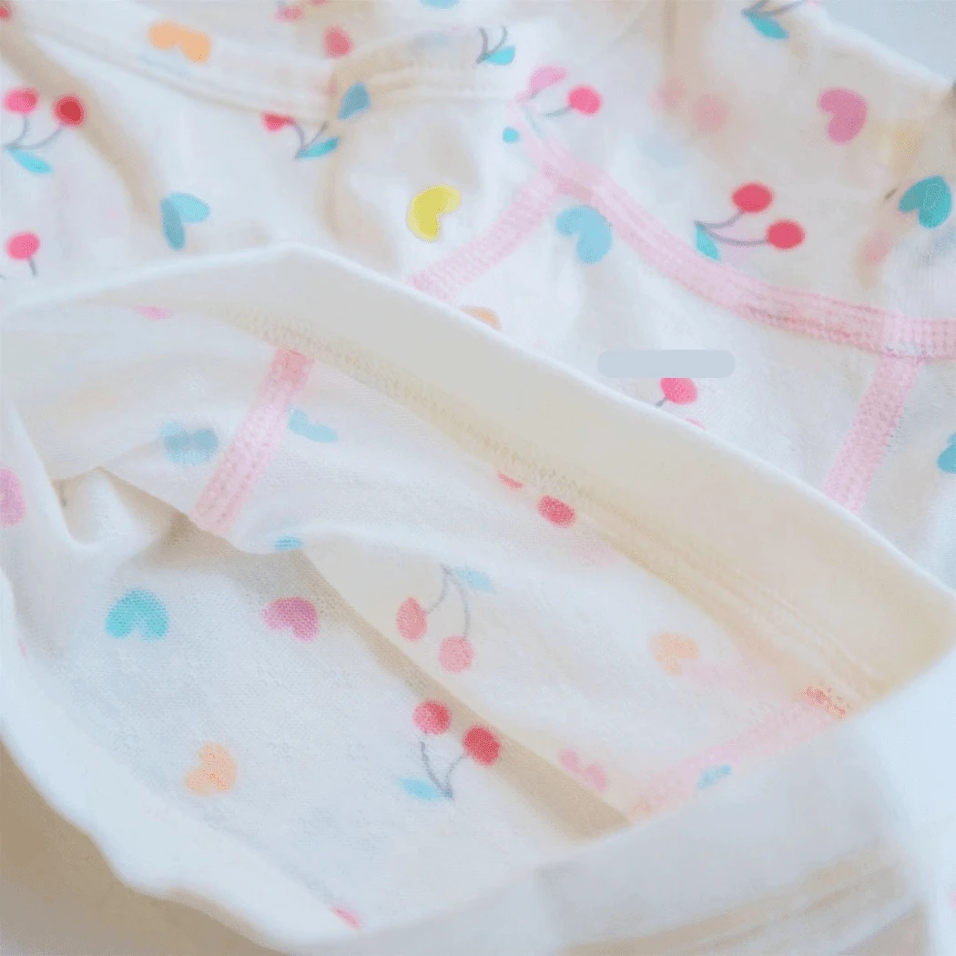 Angel Dept Organic Cotton Kids Underwear Japanese Cherry (Girl) 6 Angel Dept Organic Cotton Kids Underwear Japanese Cherry (Girl) - Image 4