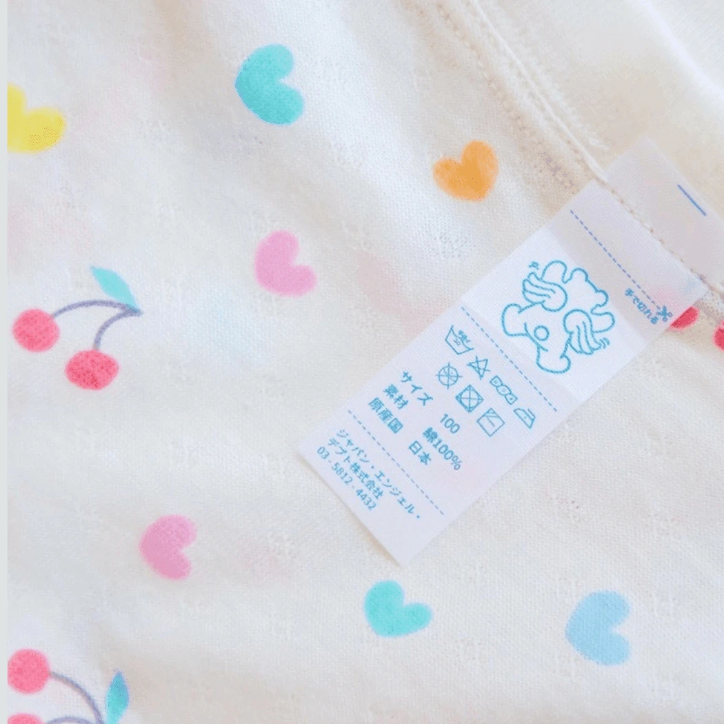Angel Dept Organic Cotton Kids Underwear Japanese Cherry (Girl) 7 Angel Dept Organic Cotton Kids Underwear Japanese Cherry (Girl) - Image 5