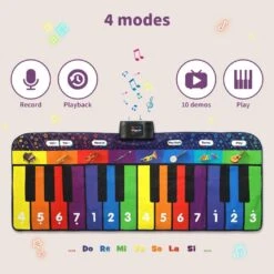 Dance Mat Kids Music Keyboard Playmat -Baby Products Shop dance mat kids music keyboard playmat lupipop 6