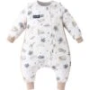 Domiamia Cotton Kids Sleep Sack With Feet - 1.0 Tog