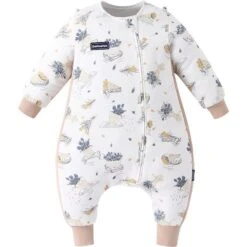Domiamia Cotton Kids Sleep Sack With Feet - 1.0 Tog
