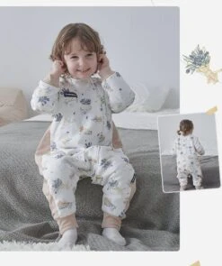 Domiamia Thick Padded Minky Dot Cotton Split-Leg Sleep Sack-2.5 TOG -Baby Products Shop domiamia thick padded minky dot cotton split leg sleep sack 2 5 tog lupipop 4