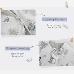 Domiamia Thick Padded Minky Dot Cotton Split-Leg Sleep Sack-2.5 TOG -Baby Products Shop domiamia thick padded minky dot cotton split leg sleep sack 2 5 tog lupipop 5