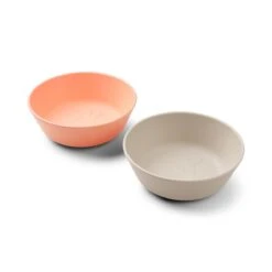 Done By Deer Kiddish Raffi Bowl 2 Pack-Sand & Coral -Baby Products Shop done by deer kiddish raffi bowl 2 pack sand and coral lupipop 6
