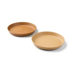 Done By Deer Kiddish Raffi Plate 2 Pack-Mustard -Baby Products Shop done by deer kiddish raffi plate 2 pack mustard lupipop 3