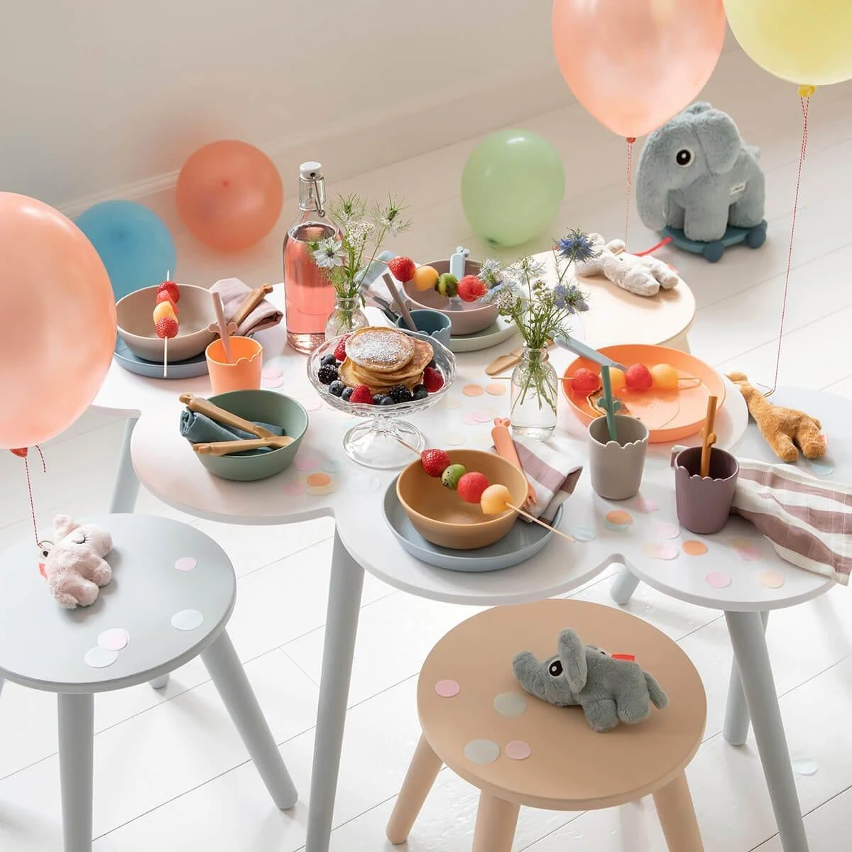 Done By Deer Kiddish Raffi Plate 2 Pack-Sand & Coral 6 Done By Deer Kiddish Raffi Plate 2 Pack-Sand & Coral - Image 5