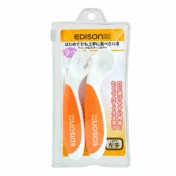EDISON Mama ForkSpoon Beginner SetOrange Left Handed