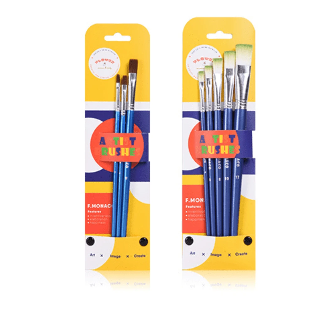 Flower Monaco Artist Brush Set 3 Flower Monaco Artist Brush Set
