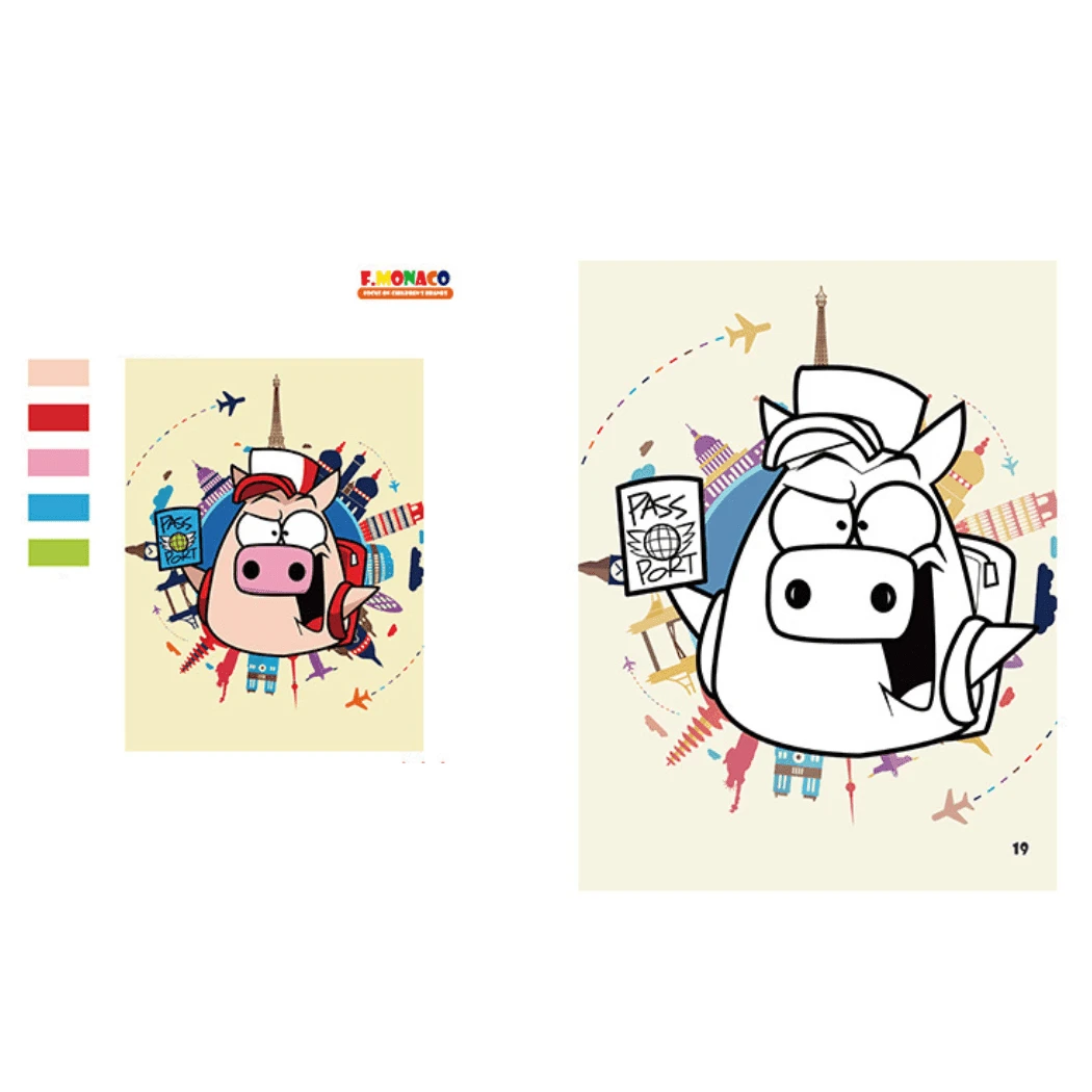 Flower Monaco Colouring Book 13 Flower Monaco Colouring Book - Image 11