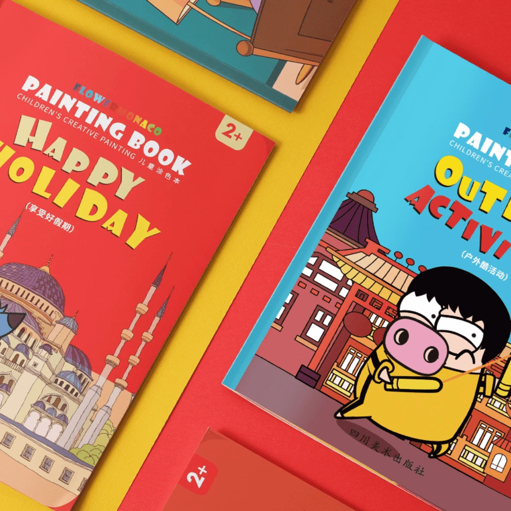 Flower Monaco Colouring Book 8 Flower Monaco Colouring Book - Image 6