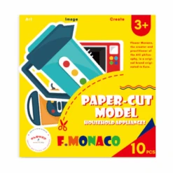 Flower Monaco Paper Cut Model