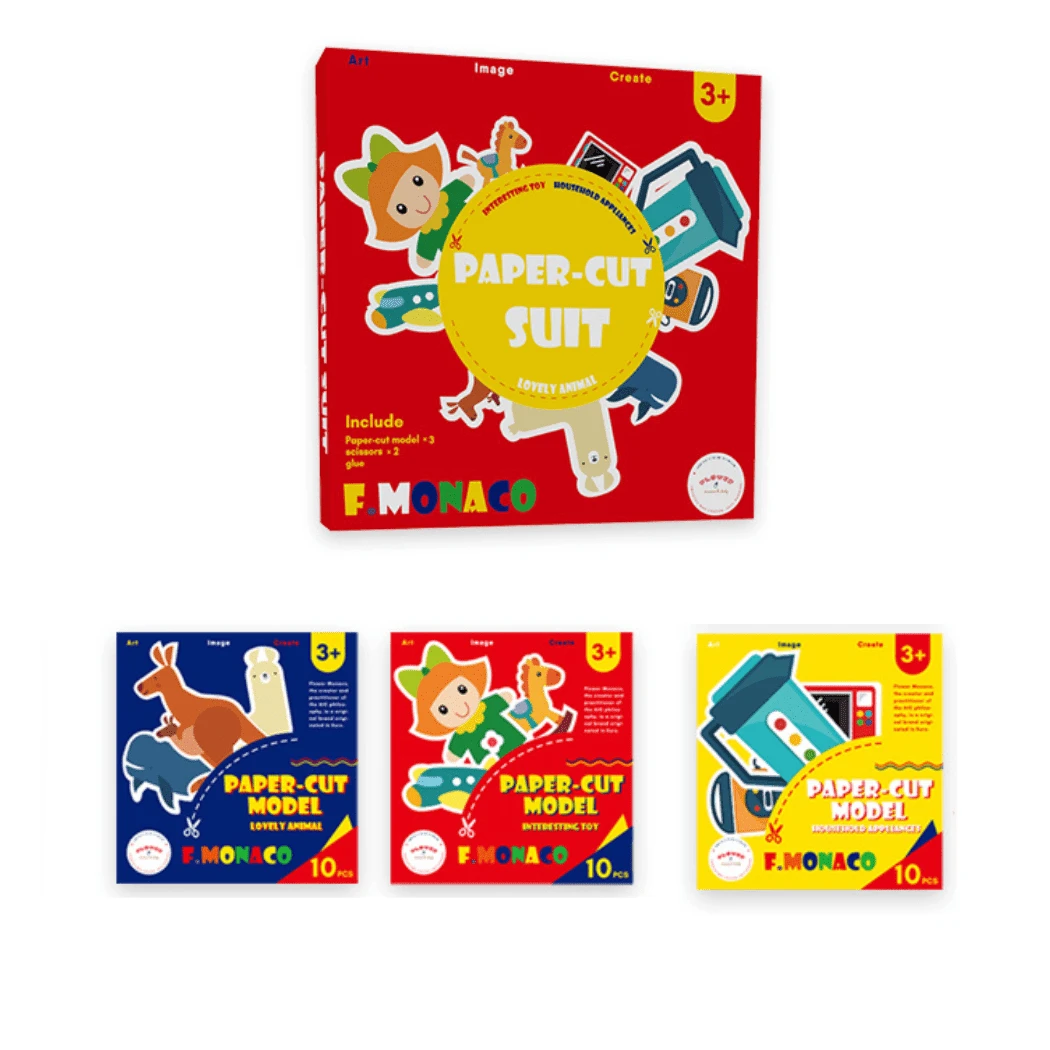 Flower Monaco Paper Cut Model 16 Flower Monaco Paper Cut Model - Image 14