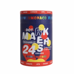 Flower Monaco Round Washable Marker 11 Flower Monaco Round Washable Marker -Baby Products Shop flower monaco round washable marker lupipop 2