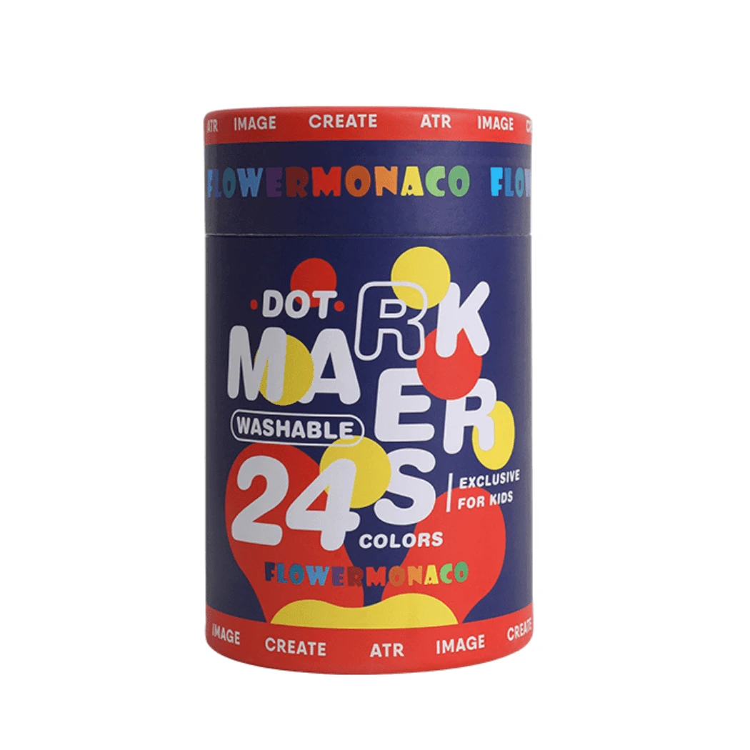 Flower Monaco Round Washable Marker 4 Flower Monaco Round Washable Marker - Image 2