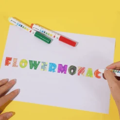 Flower Monaco Round Washable Marker 13 Flower Monaco Round Washable Marker -Baby Products Shop flower monaco round washable marker lupipop 4