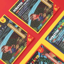 Flower Monaco Scratch Art Set -Baby Products Shop flower monaco scratch art set lupipop 3