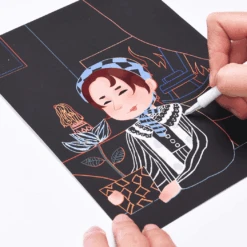 Flower Monaco Scratch Art Set -Baby Products Shop flower monaco scratch art set lupipop 5