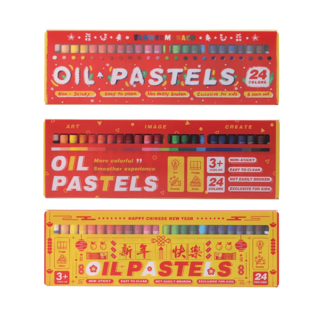 Flower Monacooil Oil Pastel 8 Flower Monacooil Oil Pastel - Image 6